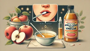  استفاده از سرکه سیب رقیق‌شده برای ضدعفونی و بهبود آفت