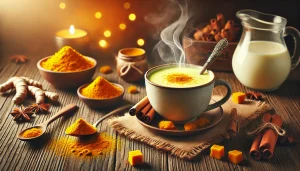 استفاده از شیر گرم و زردچوبه برای کاهش التهاب گلو
