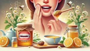 استفاده از عسل برای کاهش درد و التهاب آفت