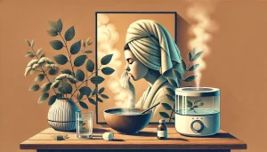 بخور دادن و رطوبت‌سازی هوا برای تسکین سرفه خشک